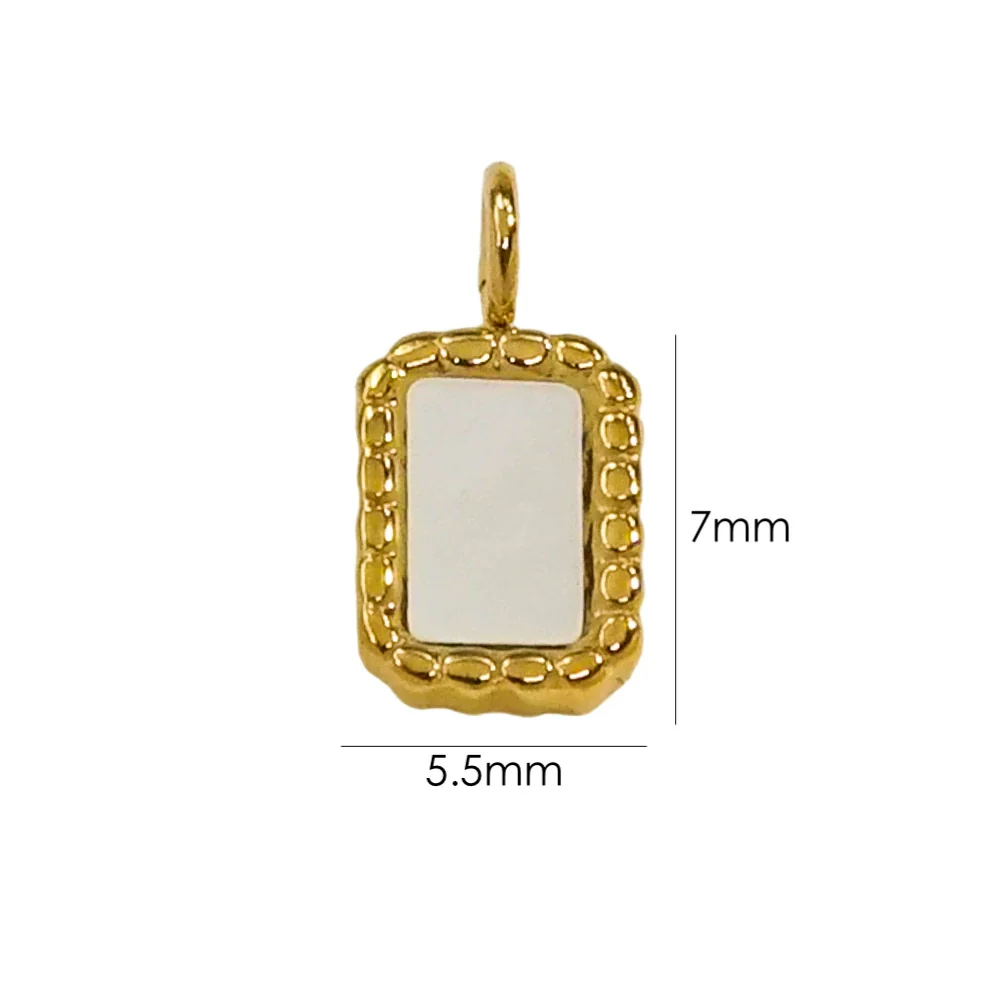 Wholesale Jewelry Freshwater Shell Inlay Stainless Steel Light Luxury Pendant - Image 6