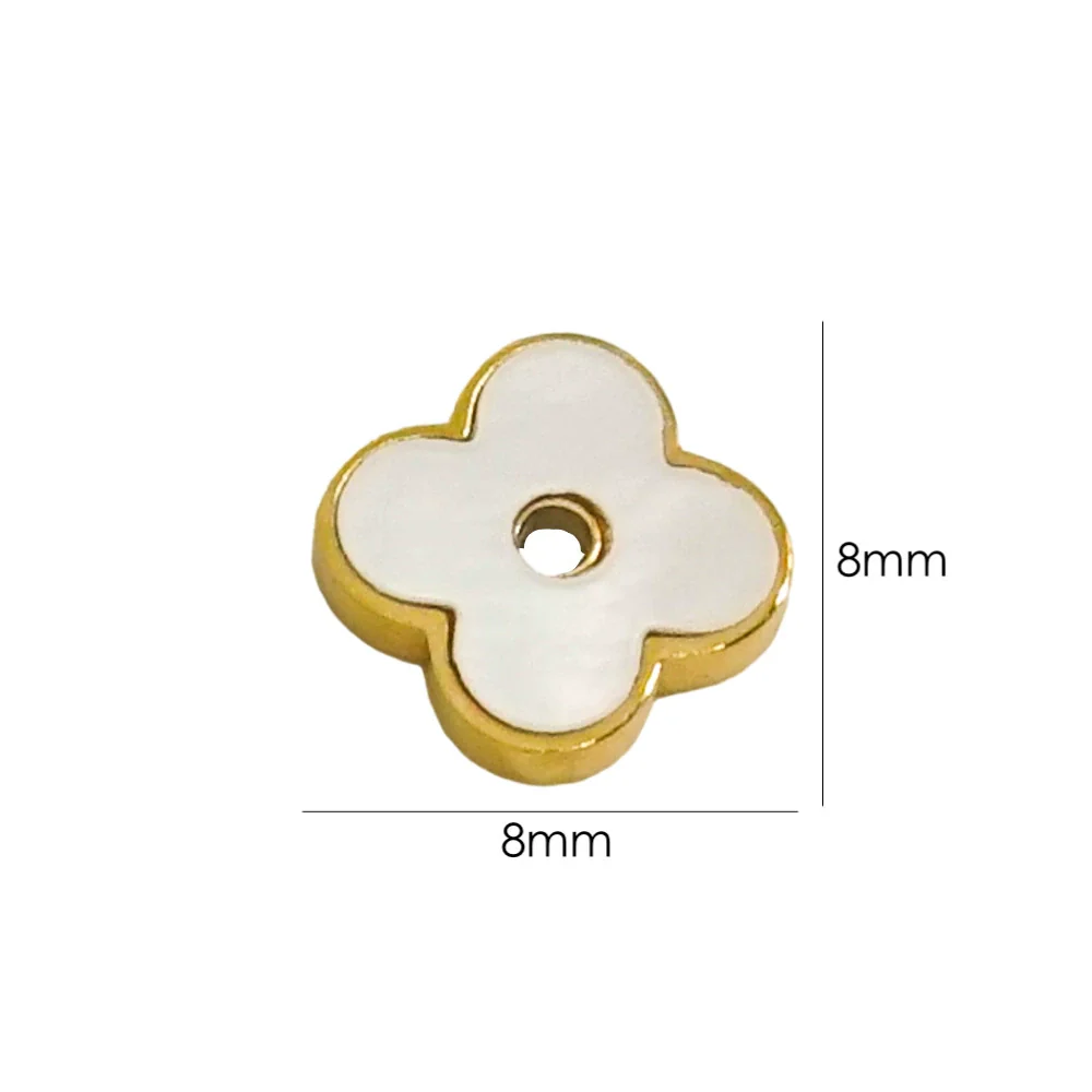 Wholesale Jewelry Freshwater Shell Inlay Stainless Steel Light Luxury Pendant - Image 7