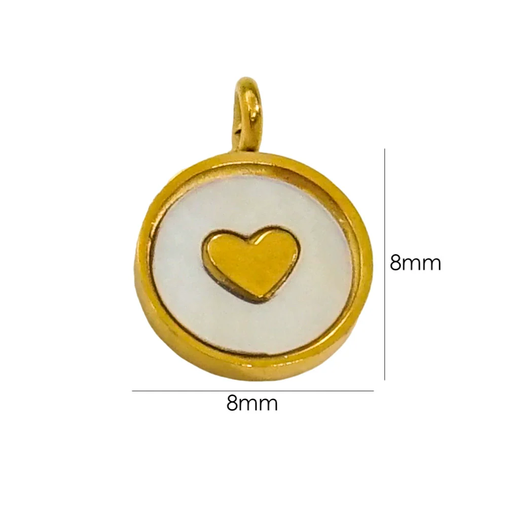 Wholesale Jewelry Freshwater Shell Inlay Stainless Steel Light Luxury Pendant - Image 8