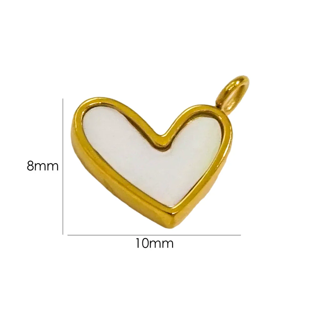 Wholesale Jewelry Freshwater Shell Inlay Stainless Steel Light Luxury Pendant - Image 9