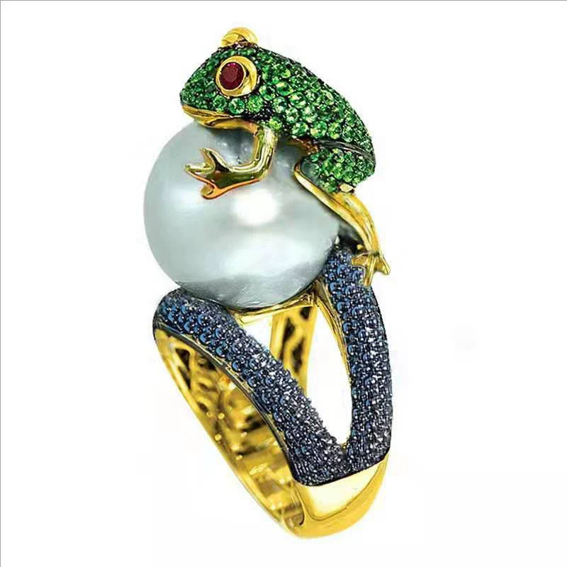 Wholesale Jewelry Frog Combination Alloy Geometric Electroplated - Image 3