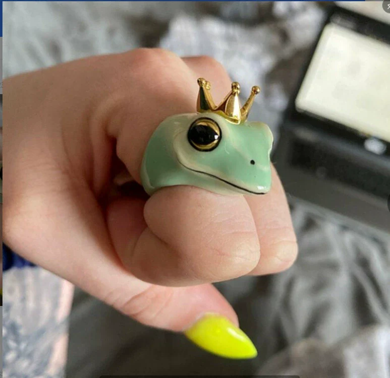 Wholesale Jewelry Frog Combination Alloy Geometric Electroplated - Image 9