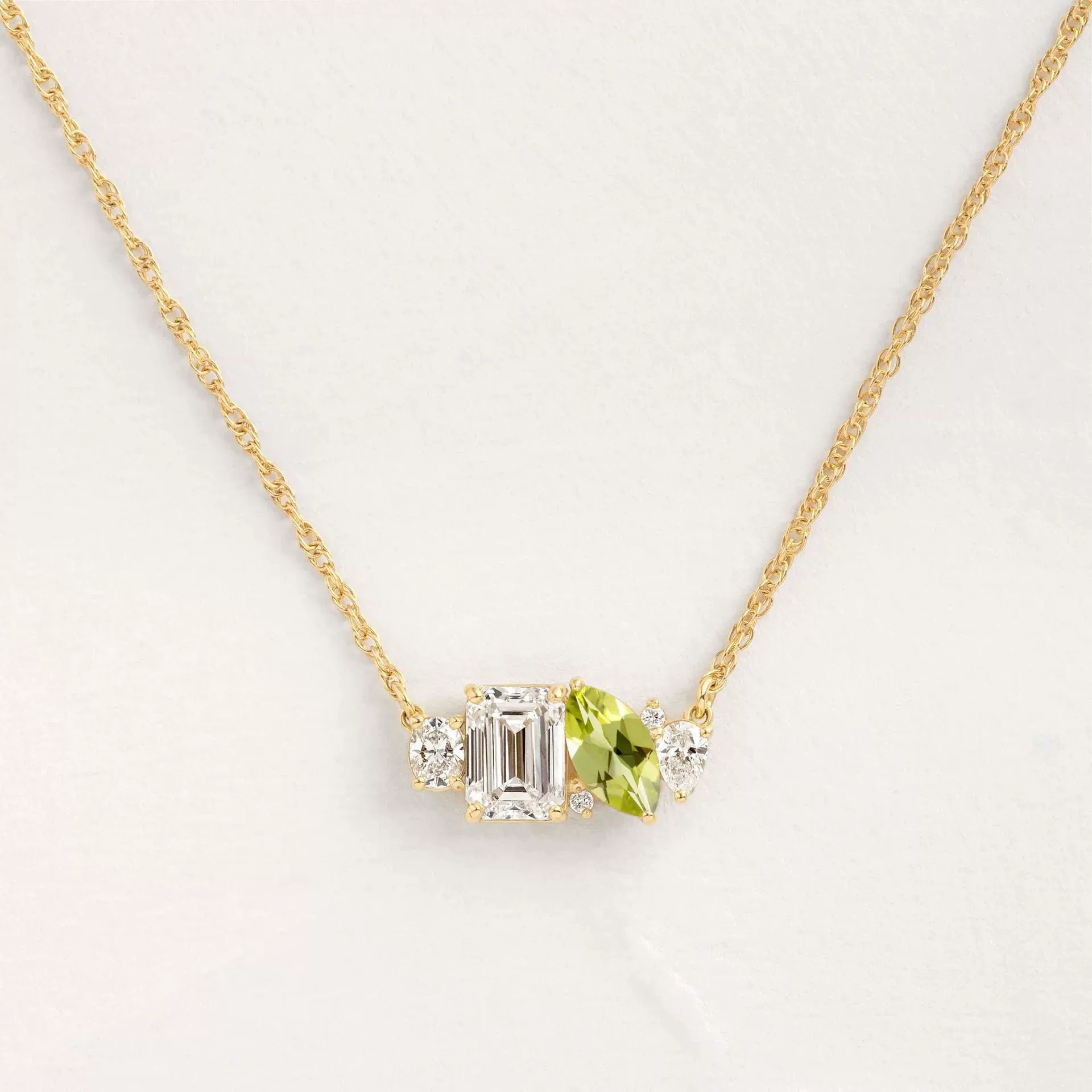 Wholesale Jewelry Geometric Copper Microinlaid Zircon Ochain Women's Personality Necklace - Image 13
