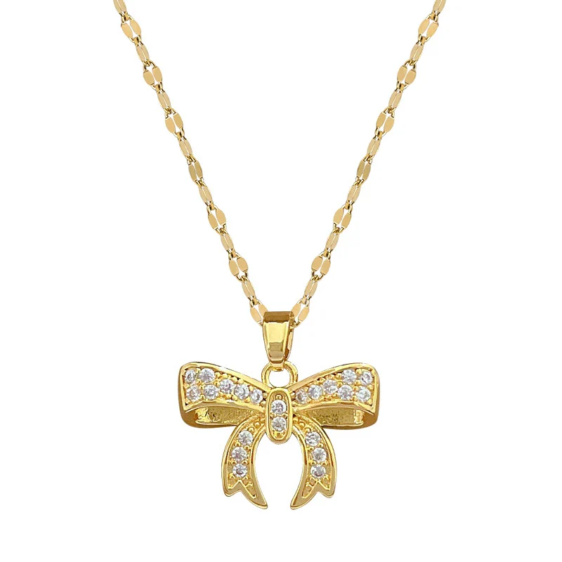 Wholesale Jewelry Geometric Copper Pendant Stainless Steel Necklace For Unisex - Image 5