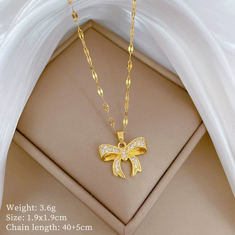 Wholesale Jewelry Geometric Copper Pendant Stainless Steel Necklace For Unisex - Image 6