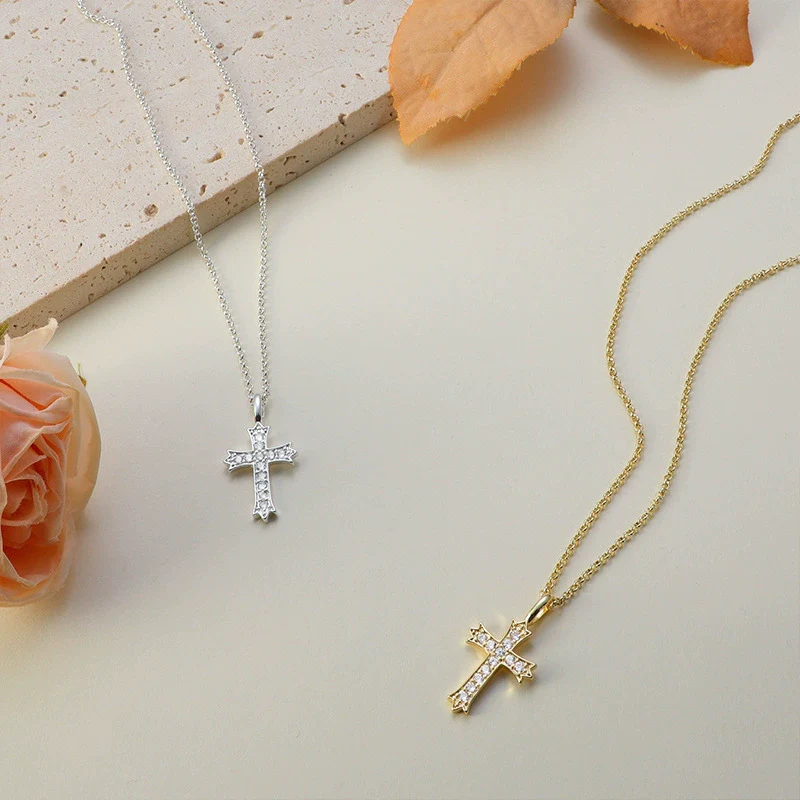 Wholesale Jewelry Geometric Copper Real Gold Plated Pendant Necklace For Women - Image 4