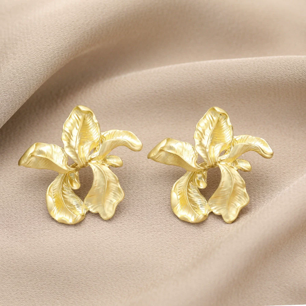 Wholesale Jewelry Geometric Irregular Alloy Earrings Retro Simple Style - Image 7
