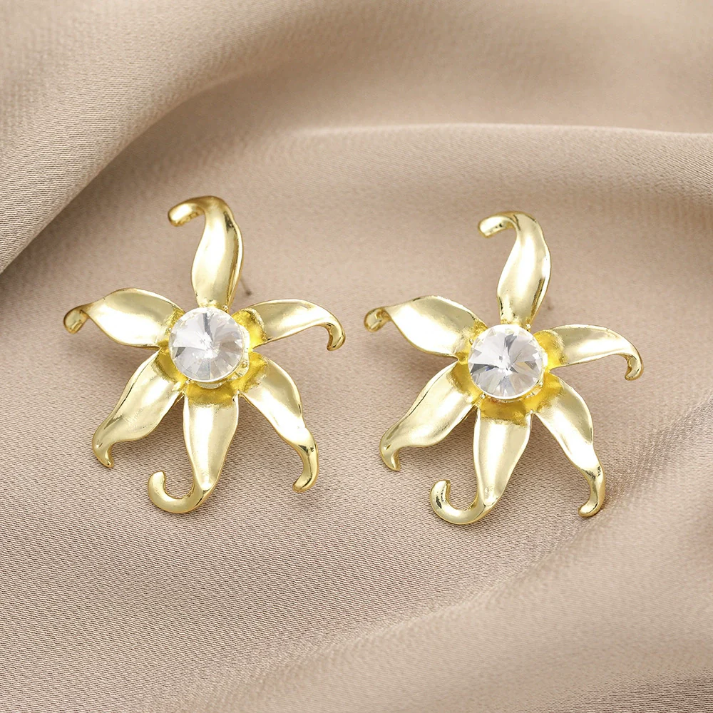 Wholesale Jewelry Geometric Irregular Alloy Earrings Retro Simple Style - Image 8