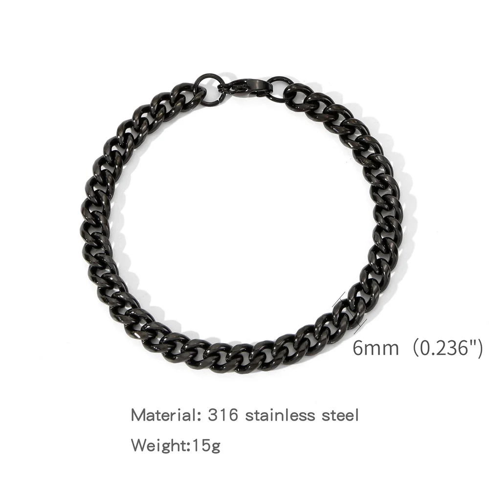 Wholesale Jewelry Geometric Stainless Steel Electroplating Round Grinding Unisex Bracelet - Image 15