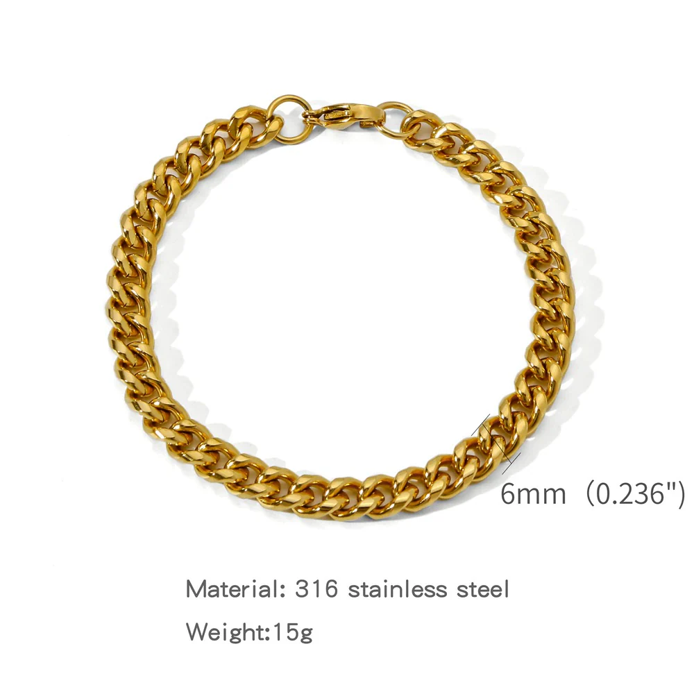 Wholesale Jewelry Geometric Stainless Steel Electroplating Round Grinding Unisex Bracelet - Image 7