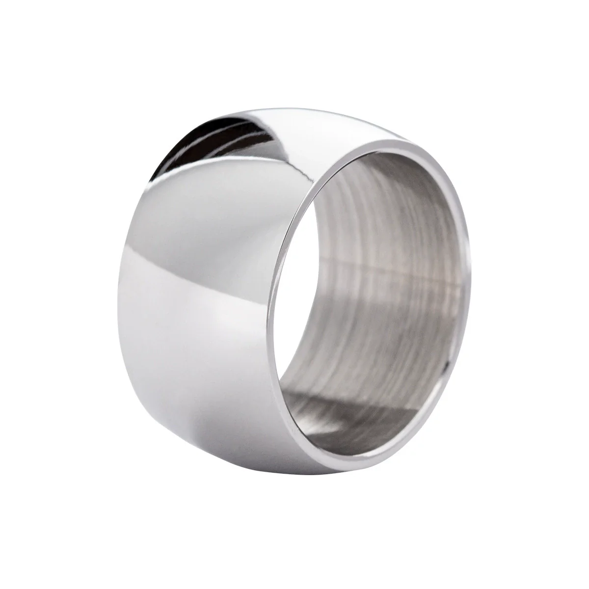 Wholesale Jewelry Hiphop Punk Style Titanium Steel Geometric Ring Electroplated - Image 7