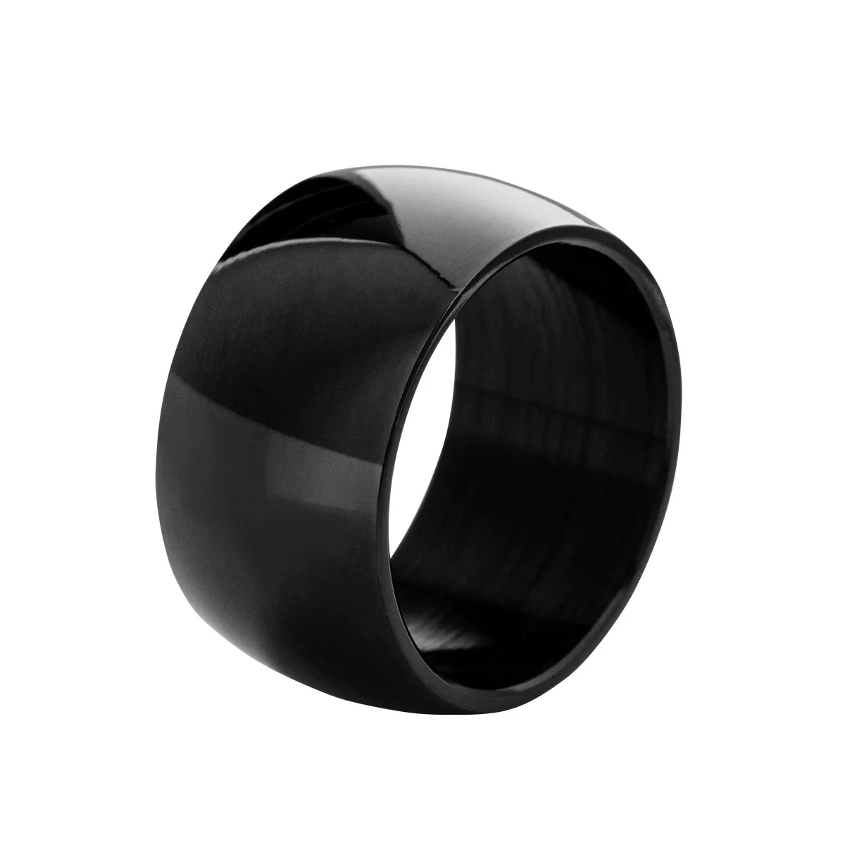 Wholesale Jewelry Hiphop Punk Style Titanium Steel Geometric Ring Electroplated - Image 8