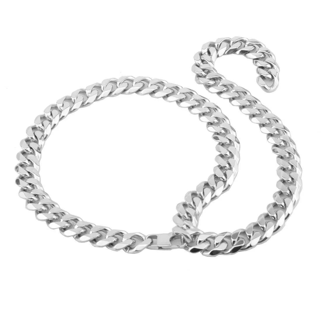 Wholesale Jewelry Hiphop Style Titanium Steel Stainless Steel Geometric Sixsided Necklace For Men With Vacuum Plating And Polishing