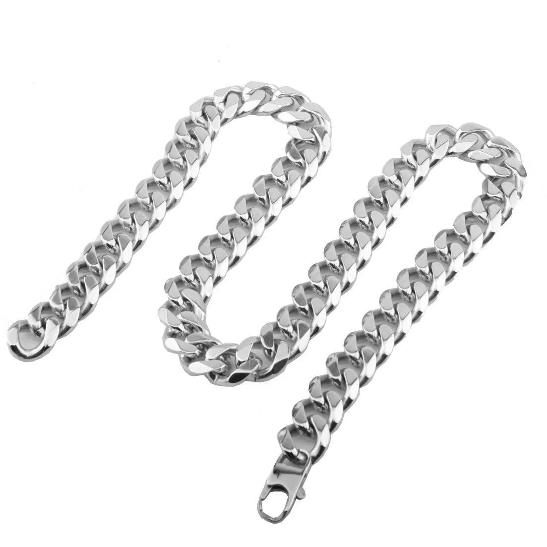 Wholesale Jewelry Hiphop Style Titanium Steel Stainless Steel Geometric Sixsided Necklace For Men With Vacuum Plating And Polishing - Image 2
