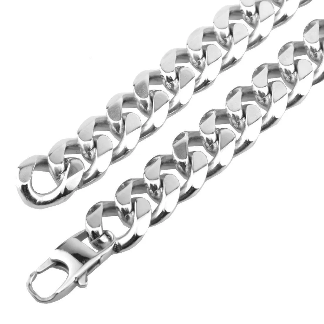 Wholesale Jewelry Hiphop Style Titanium Steel Stainless Steel Geometric Sixsided Necklace For Men With Vacuum Plating And Polishing - Image 4