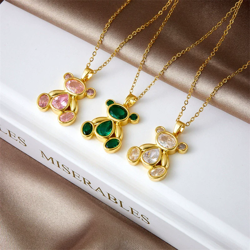 Wholesale Jewelry Light Luxury Style Copper Plated Animals Zodiac Pendant Necklace For Women - Image 2
