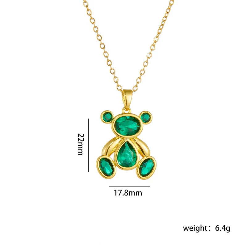 Wholesale Jewelry Light Luxury Style Copper Plated Animals Zodiac Pendant Necklace For Women - Image 5