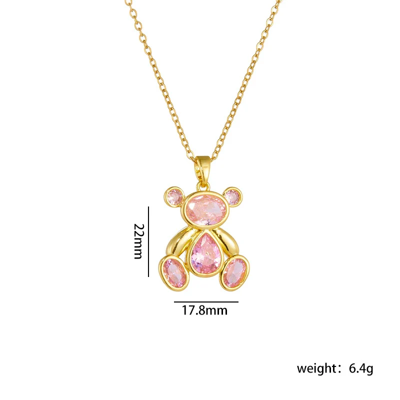 Wholesale Jewelry Light Luxury Style Copper Plated Animals Zodiac Pendant Necklace For Women - Image 6