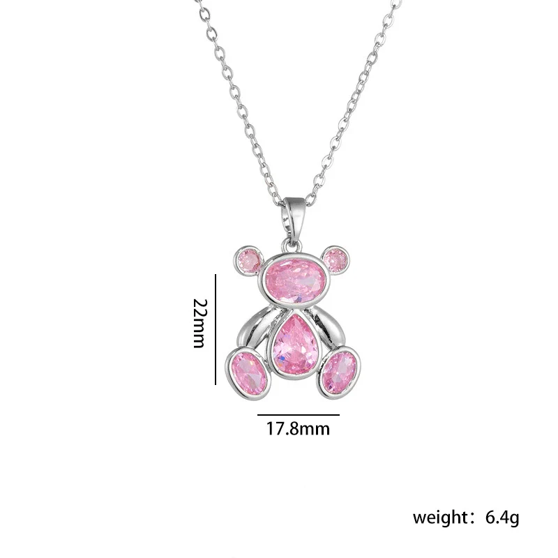 Wholesale Jewelry Light Luxury Style Copper Plated Animals Zodiac Pendant Necklace For Women - Image 7