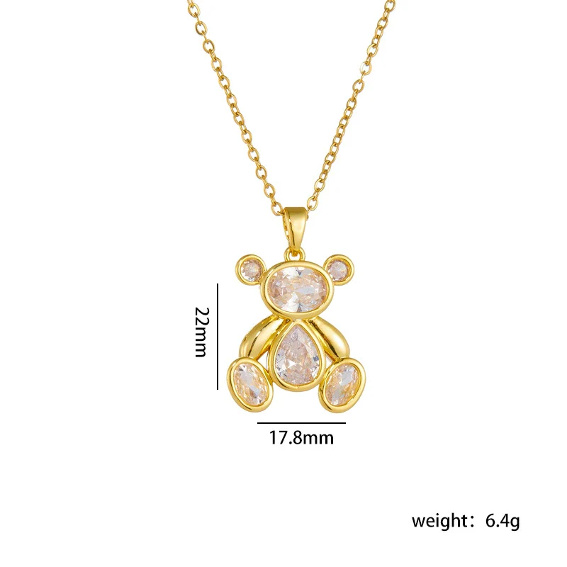 Wholesale Jewelry Light Luxury Style Copper Plated Animals Zodiac Pendant Necklace For Women - Image 9