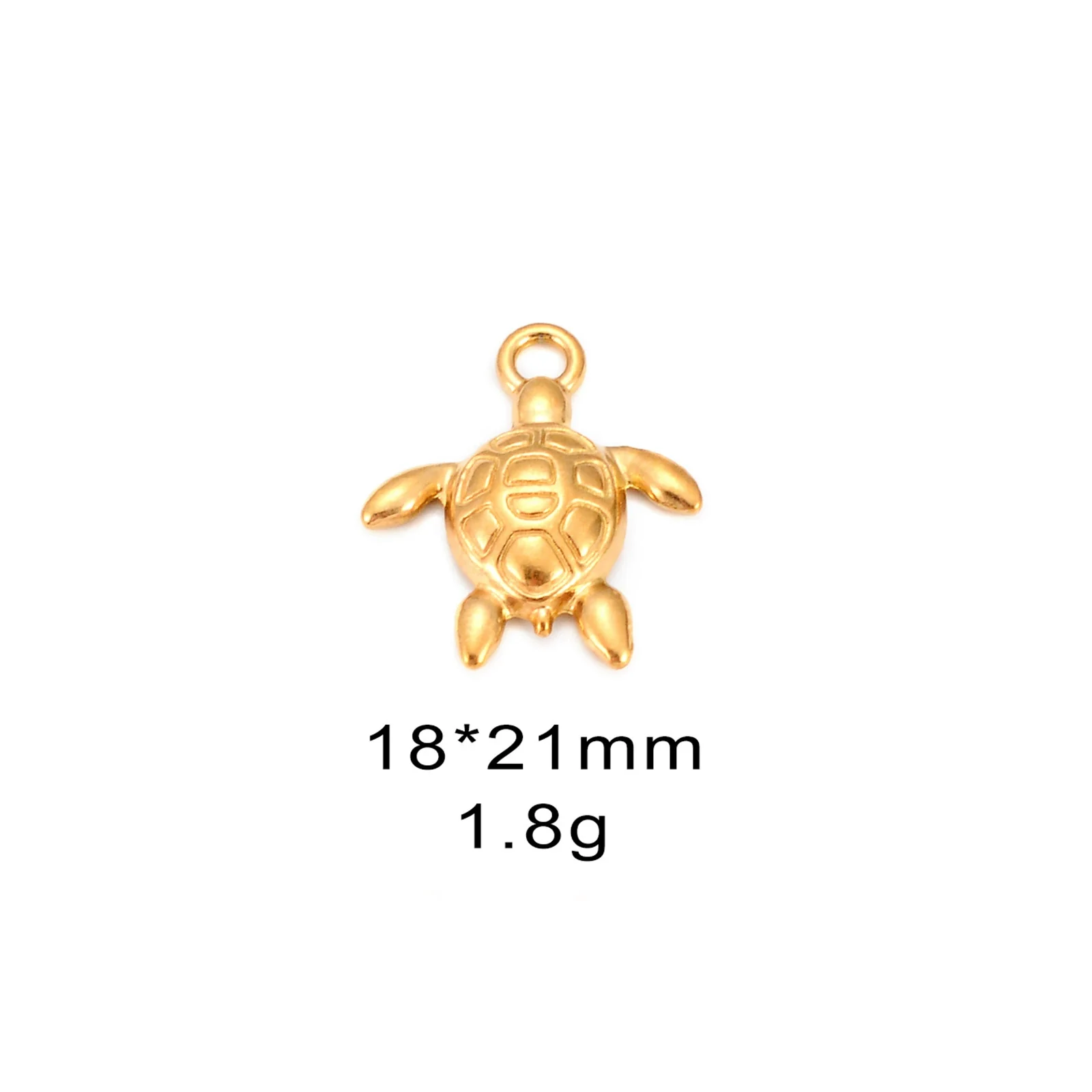 Wholesale Jewelry Marine Style Stainless Steel Turtle Seahorse Shell Crab Pendant Jewelry Accessories Electroplated - Image 7