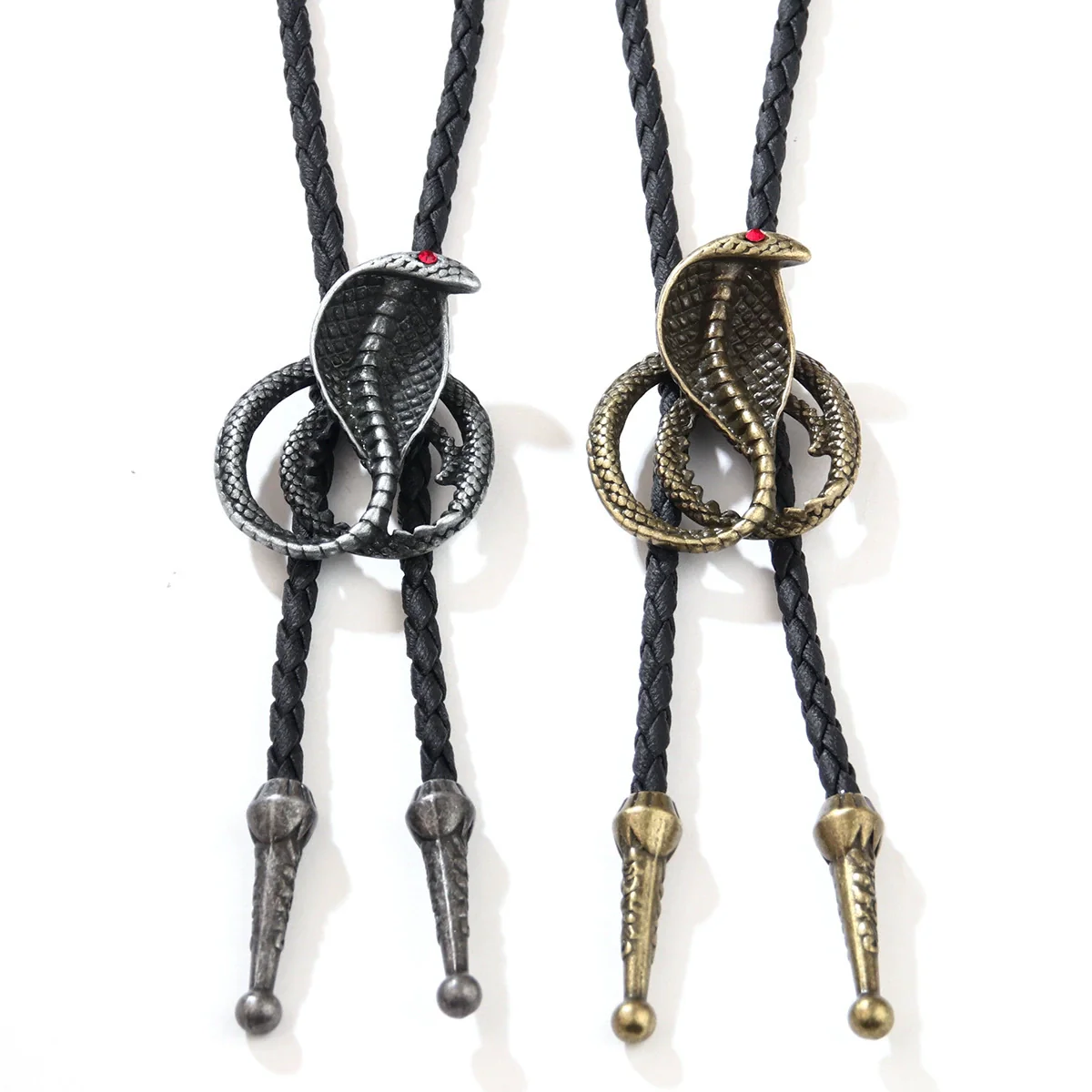 Wholesale Jewelry Metal Pendant With Cobra Zodiac Pattern In Alloy Electroplated Retro Style Unisex Necklace - Image 2