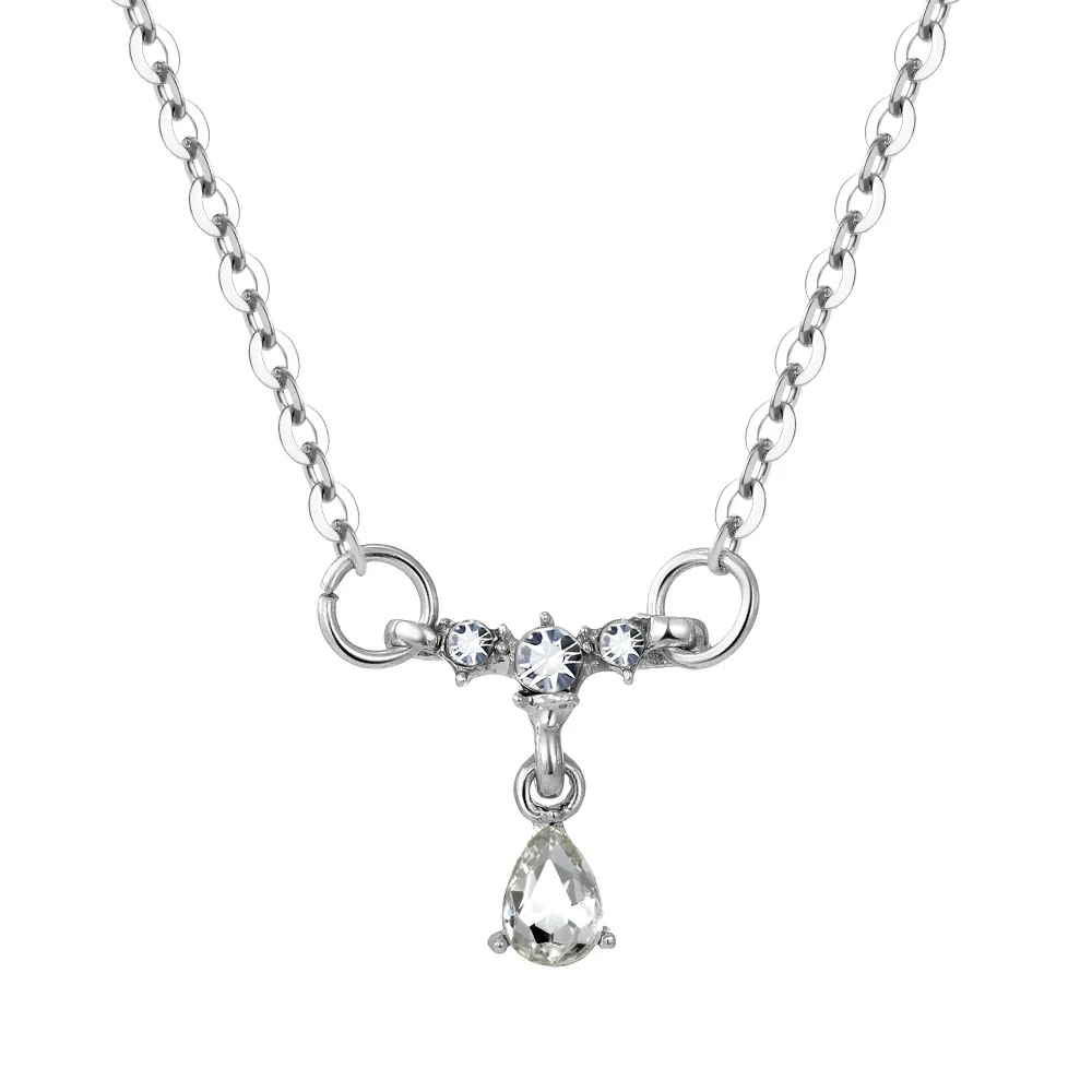 Wholesale Jewelry Mixed Material Vintage Style Love Water Drops Bells Pattern Diamond Design O Chain Ladies Set - Image 6