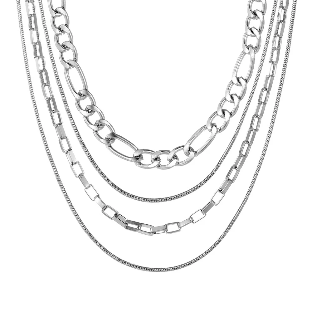 Wholesale Jewelry Mixed Material Vintage Style Love Water Drops Bells Pattern Diamond Design O Chain Ladies Set - Image 7