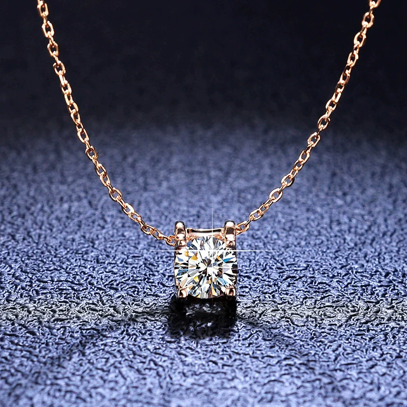 Wholesale Jewelry Moissanite Cow Head 925 Sterling Silver Pendant Necklace With Geometric Pattern And Ochain