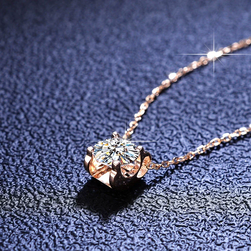 Wholesale Jewelry Moissanite Cow Head 925 Sterling Silver Pendant Necklace With Geometric Pattern And Ochain - Image 3