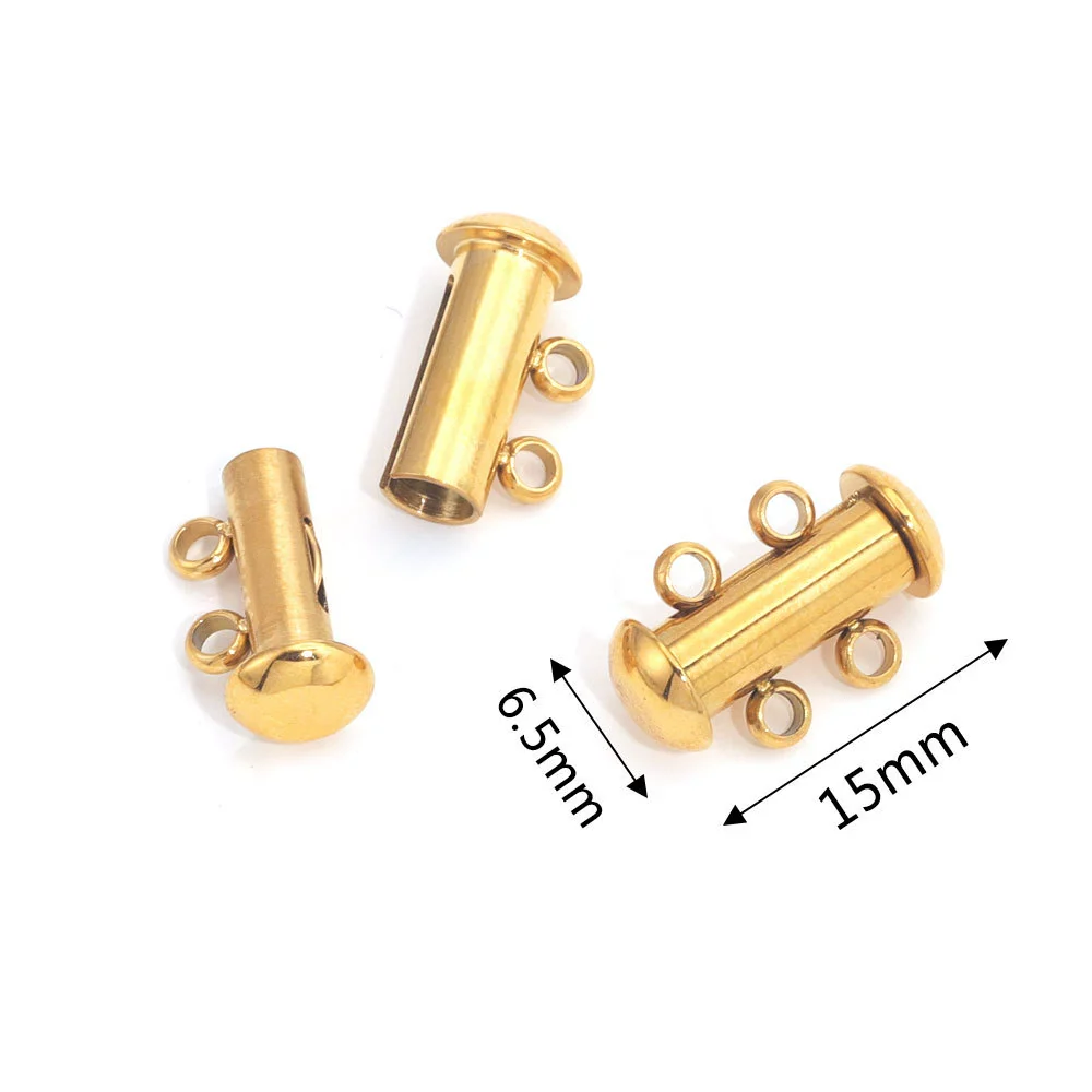 Wholesale Jewelry Multilayer Magnet Buckle Cylindrical Stainless Steel Magnetic Buckle With Electroplating And Round Design - Image 10