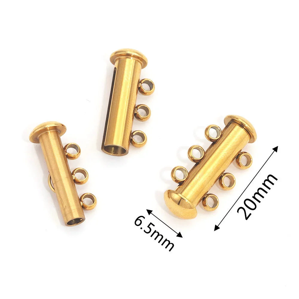 Wholesale Jewelry Multilayer Magnet Buckle Cylindrical Stainless Steel Magnetic Buckle With Electroplating And Round Design - Image 11