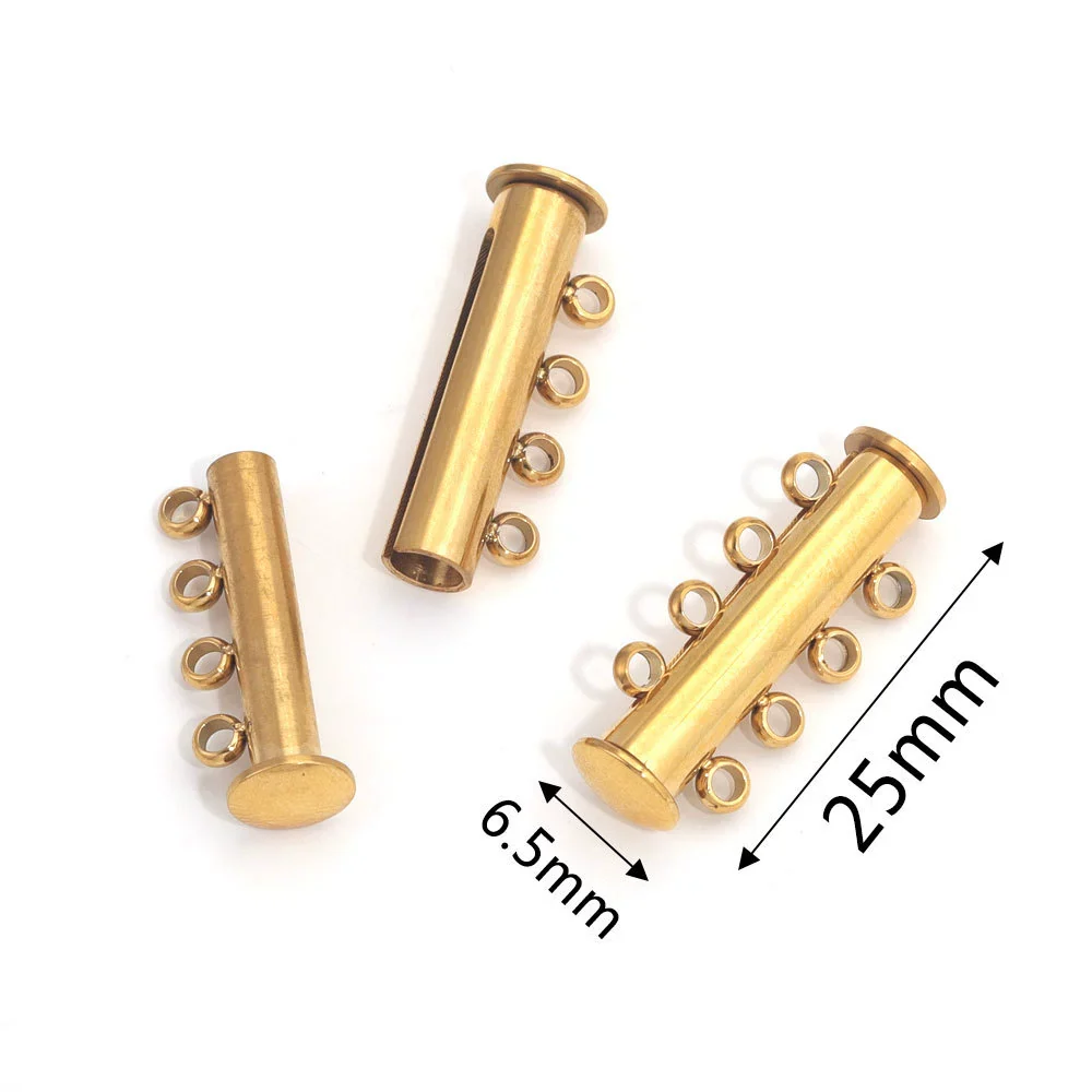 Wholesale Jewelry Multilayer Magnet Buckle Cylindrical Stainless Steel Magnetic Buckle With Electroplating And Round Design - Image 12