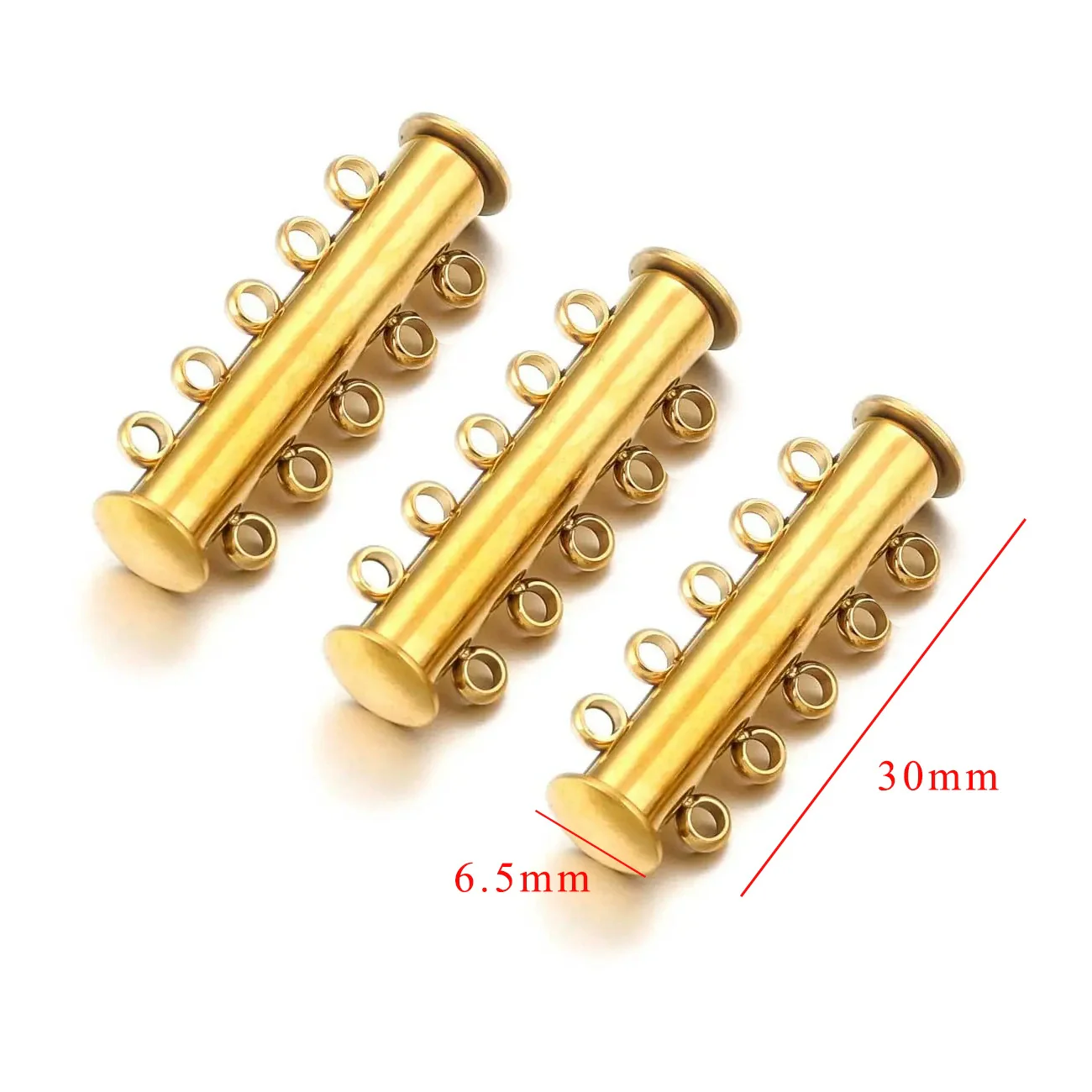 Wholesale Jewelry Multilayer Magnet Buckle Cylindrical Stainless Steel Magnetic Buckle With Electroplating And Round Design - Image 13