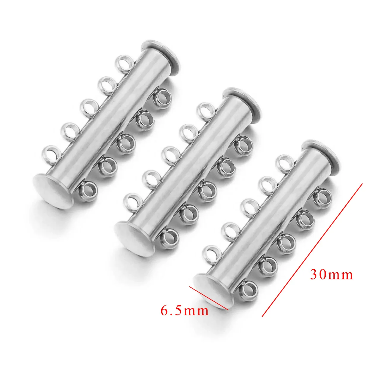 Wholesale Jewelry Multilayer Magnet Buckle Cylindrical Stainless Steel Magnetic Buckle With Electroplating And Round Design - Image 9