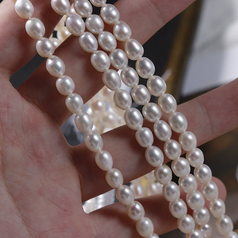 Wholesale Jewelry Natural Freshwater Pearl Naked Beads For Diy Handworn Jewelry Materials