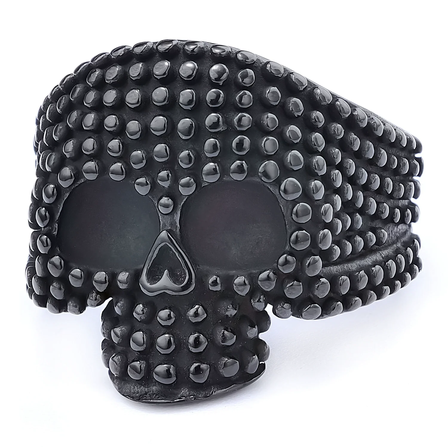 Wholesale Jewelry Punk Style Skull Stainless Steel Apply Oil - Image 6