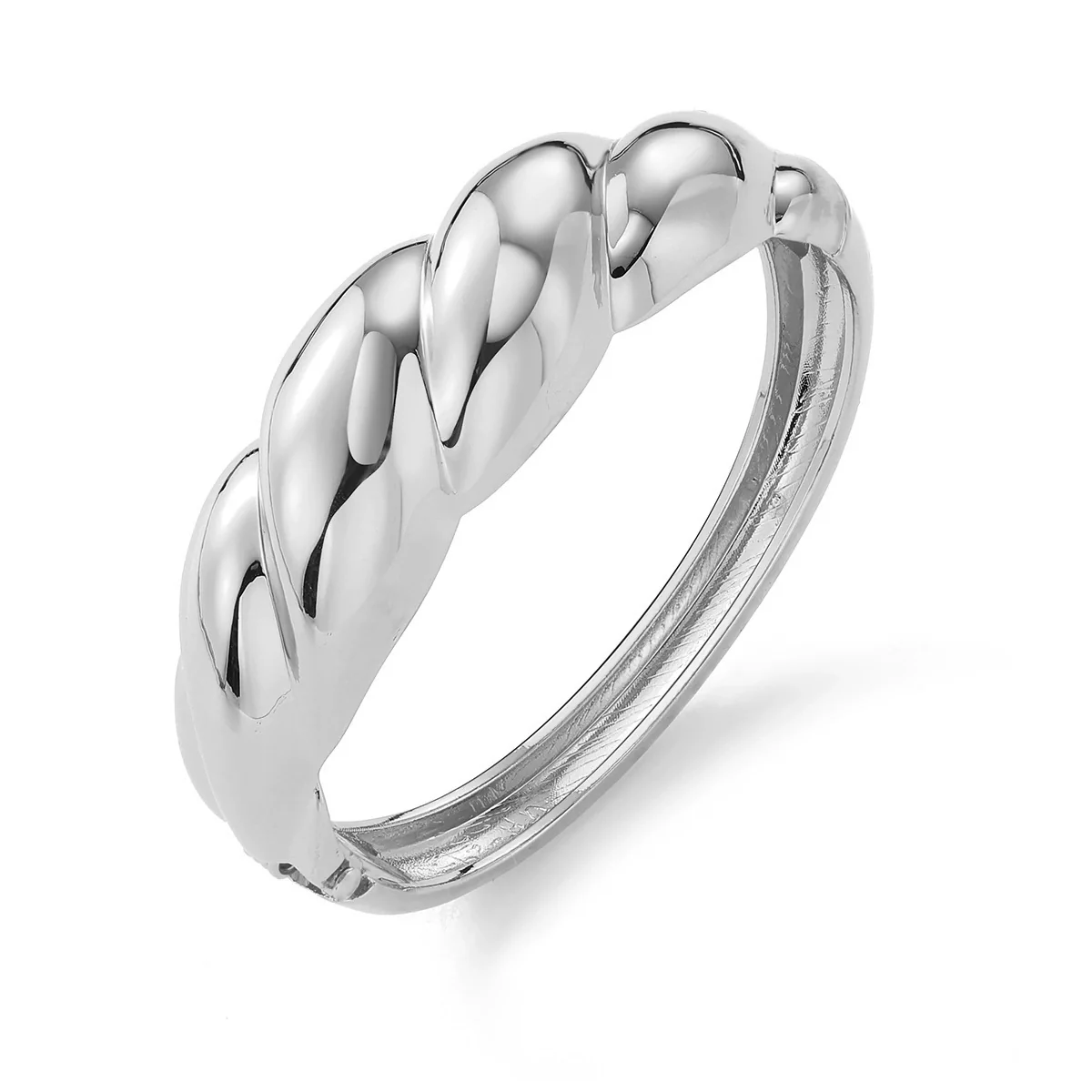 Wholesale Jewelry Retro Exaggerated Irregular Pleated Alloy Bracelet With Electroplating - Image 28