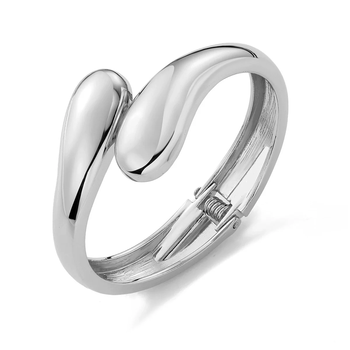 Wholesale Jewelry Retro Exaggerated Irregular Pleated Alloy Bracelet With Electroplating - Image 37
