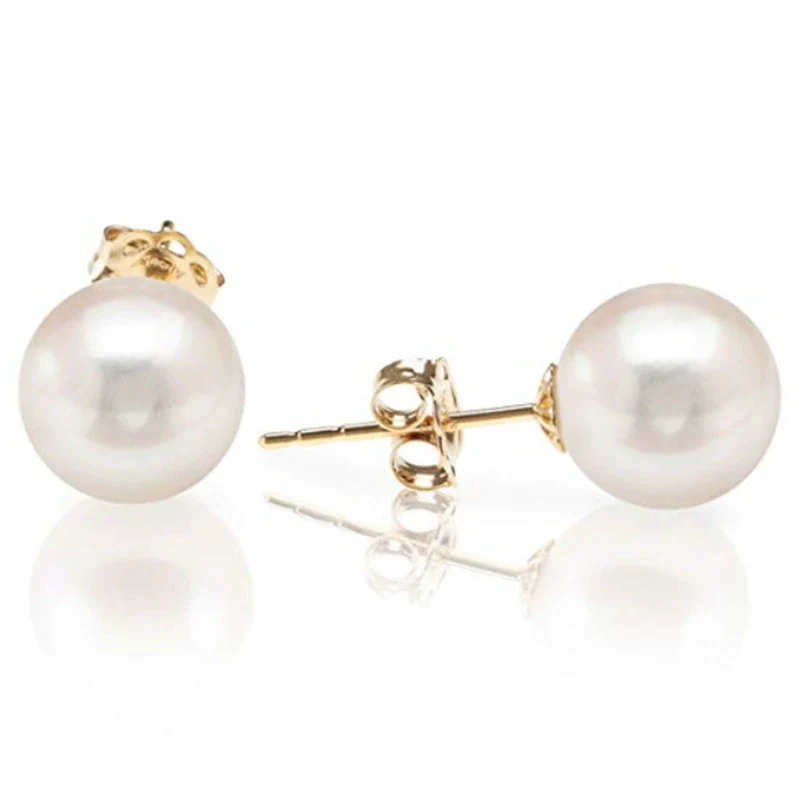 Wholesale Jewelry Retro Style Round 925 Silver And Pearl Earrings With Drop Shape And Electroplating - Image 5