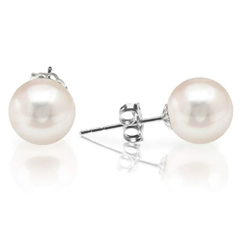 Wholesale Jewelry Retro Style Round 925 Silver And Pearl Earrings With Drop Shape And Electroplating - Image 6