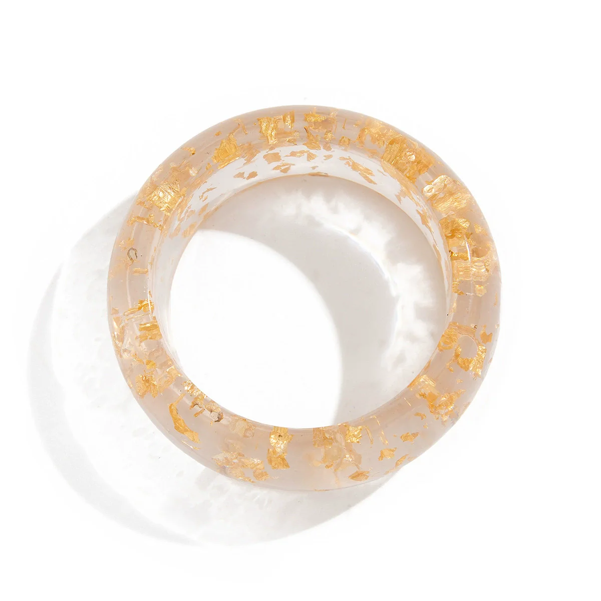 Wholesale Jewelry Retro Vintage Style Geometric Acrylic Plated Round Curved Bracelet - Image 5