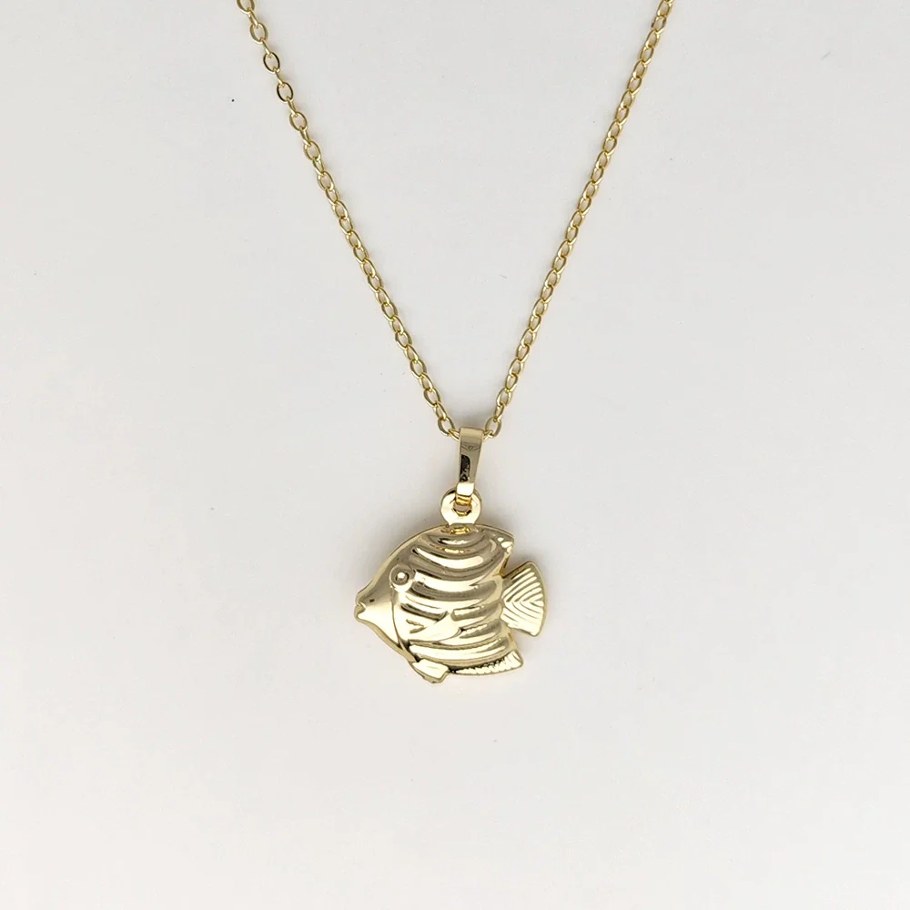 Wholesale Jewelry Shell Enamel Oil Drop Geometric Brass Handmade Pendant Necklace For Women - Image 11