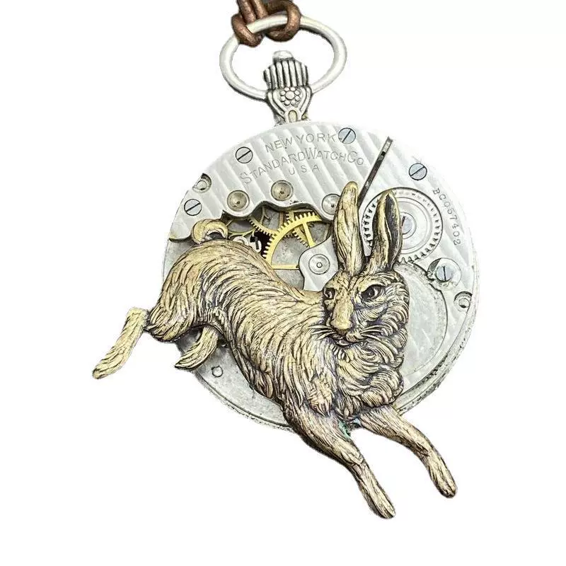 Wholesale Jewelry Skull Magic Sword Dragon Copper Geometric Electroplated Pendant Necklace - Image 5