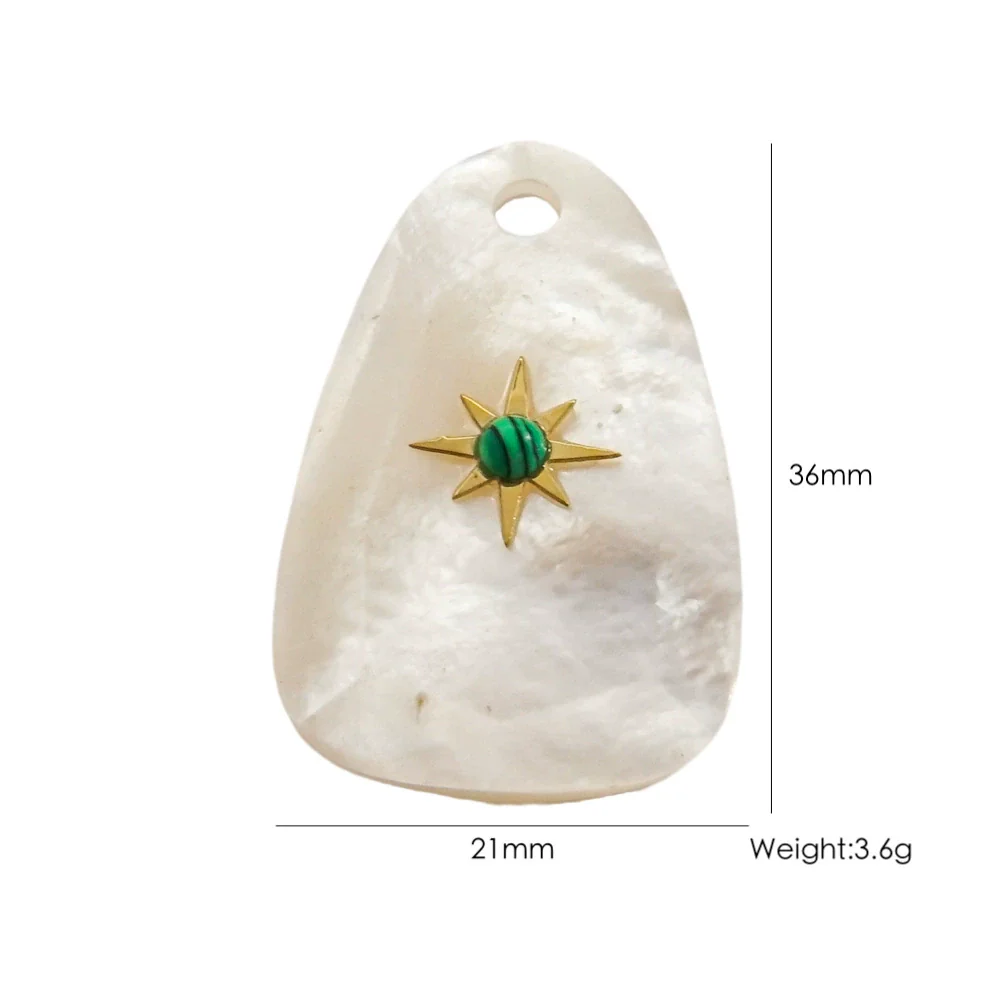 Wholesale Jewelry Stainless Steel And Natural Stone Oval Facet Hand Cut Inlay Accessories - Image 10