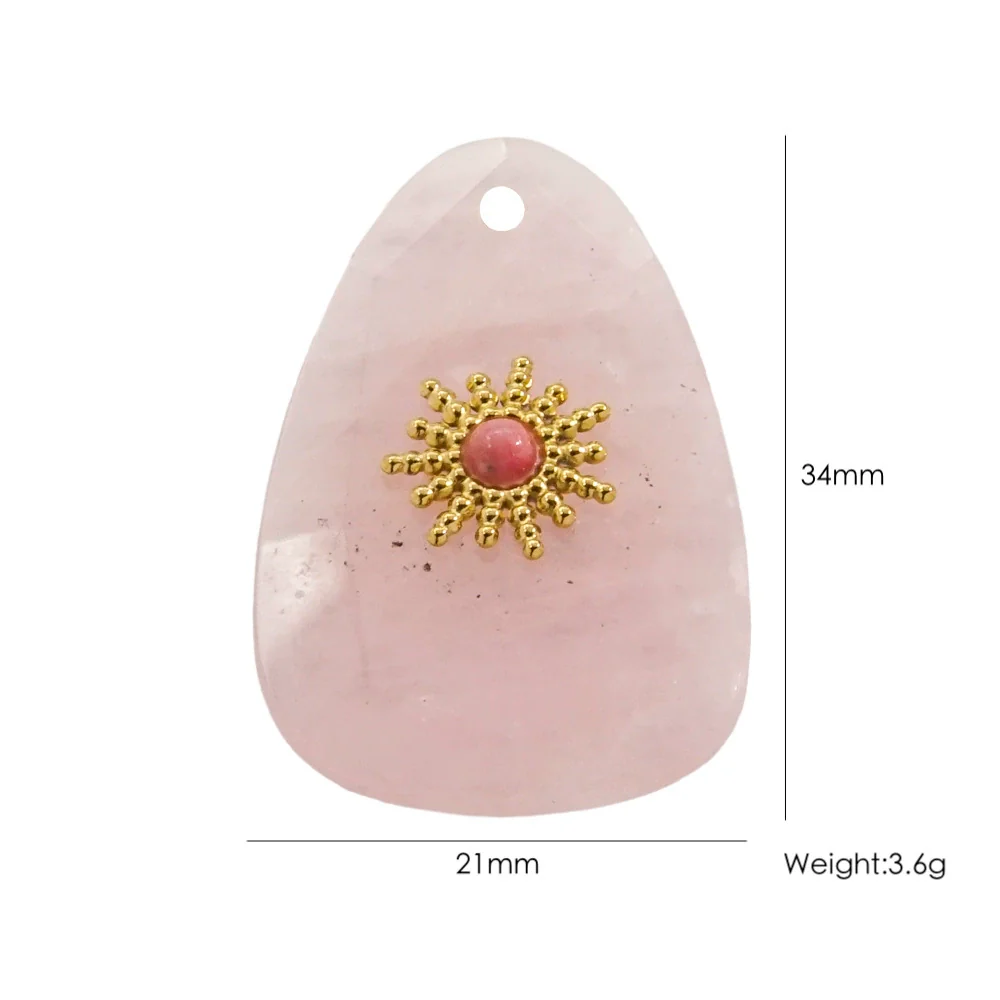 Wholesale Jewelry Stainless Steel And Natural Stone Oval Facet Hand Cut Inlay Accessories - Image 7