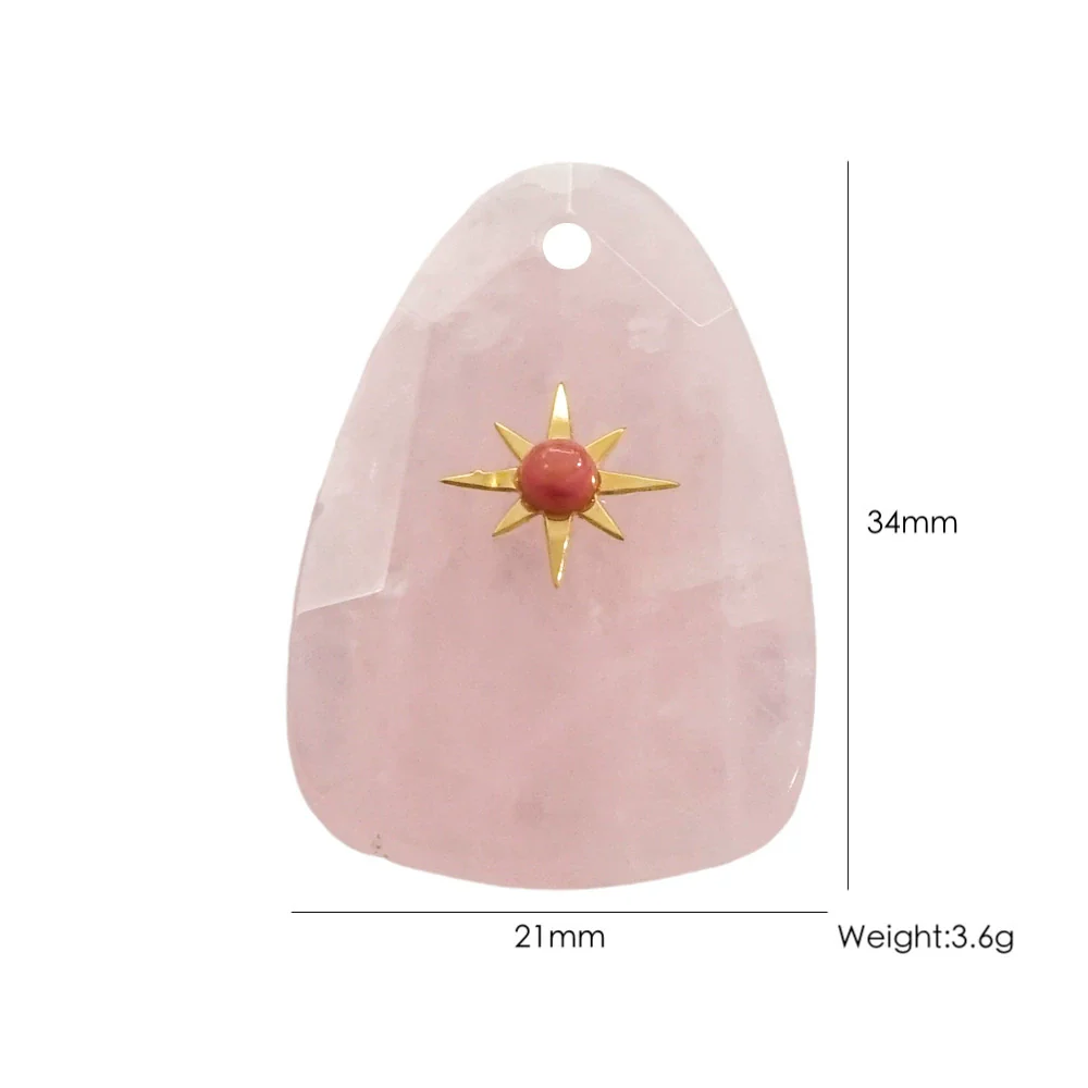 Wholesale Jewelry Stainless Steel And Natural Stone Oval Facet Hand Cut Inlay Accessories - Image 8