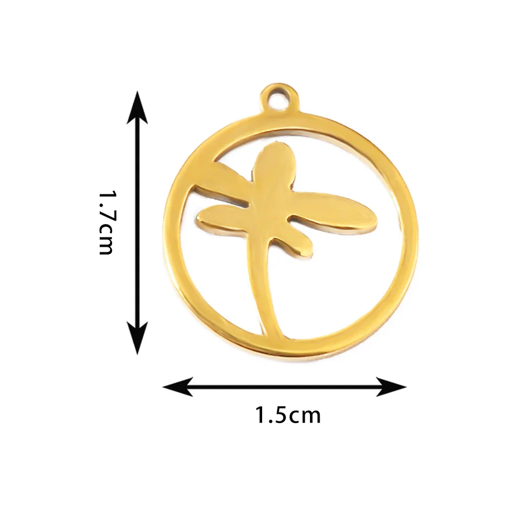 Wholesale Jewelry Stainless Steel Animal Shaped Pendant With Electroplating - Image 12