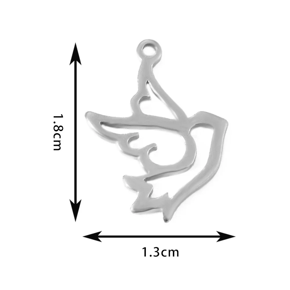 Wholesale Jewelry Stainless Steel Animal Shaped Pendant With Electroplating - Image 13