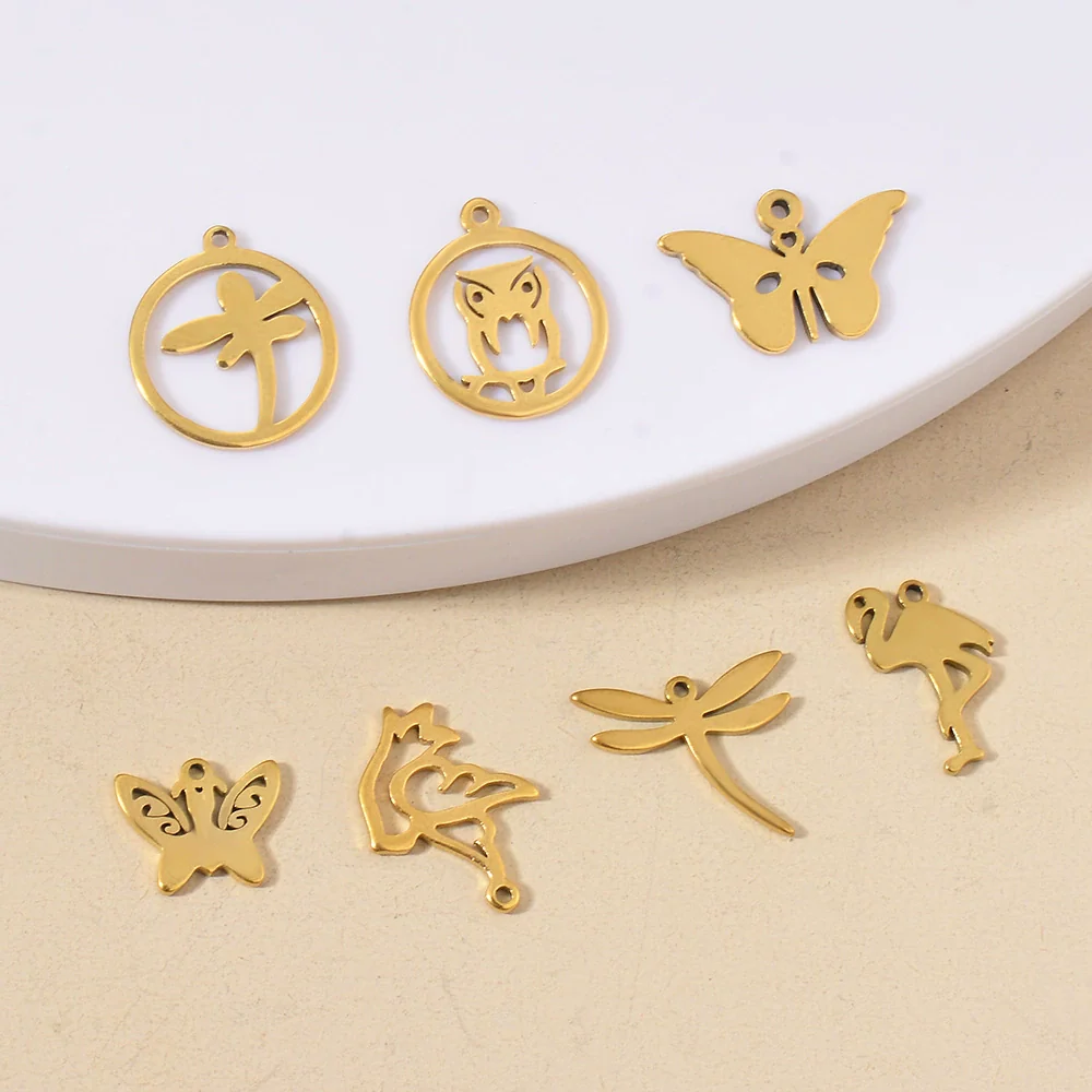 Wholesale Jewelry Stainless Steel Animal Shaped Pendant With Electroplating - Image 3